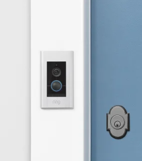 Ring Video Doorbell Elite Zilver Bedraad