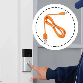 Ring Video Doorbell Oplaadkabel 1 m