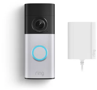 Ring wired video doorbell plus Satijn Nickel