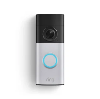Ring Wired Video Doorbell Plus - Satijn Nickel