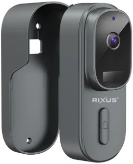 Rixus RXCM23 Smart 2K Wifi Video Deurbel Grijs
