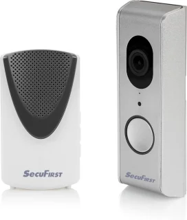 SecuFirst DID701S+ Slimme Video Deurbel Grijs 1080P Samsung 128GB