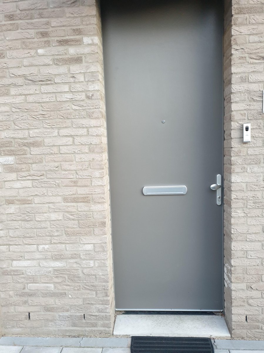 SecuFirst DID701S Video Deurbel met Camera en Draadloze Gong Zilver Grijs