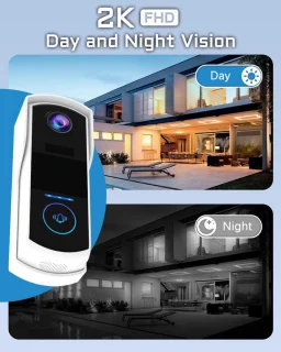 Slimme video deurbel draadloos met app - Geen abonnement