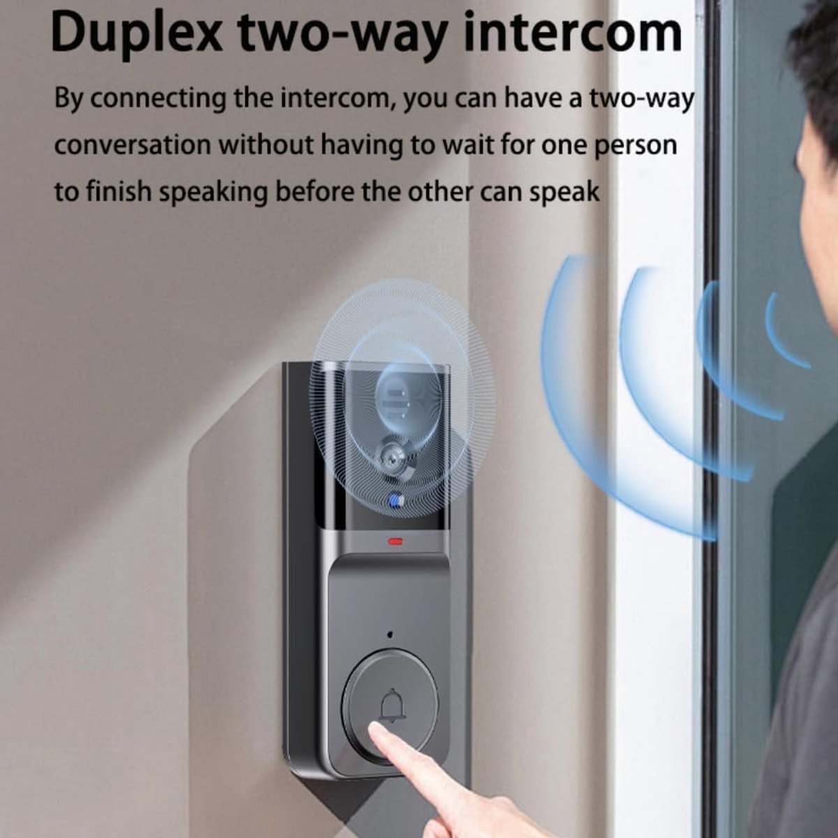 Slimme video deurbel draadloos WiFi met camera en app