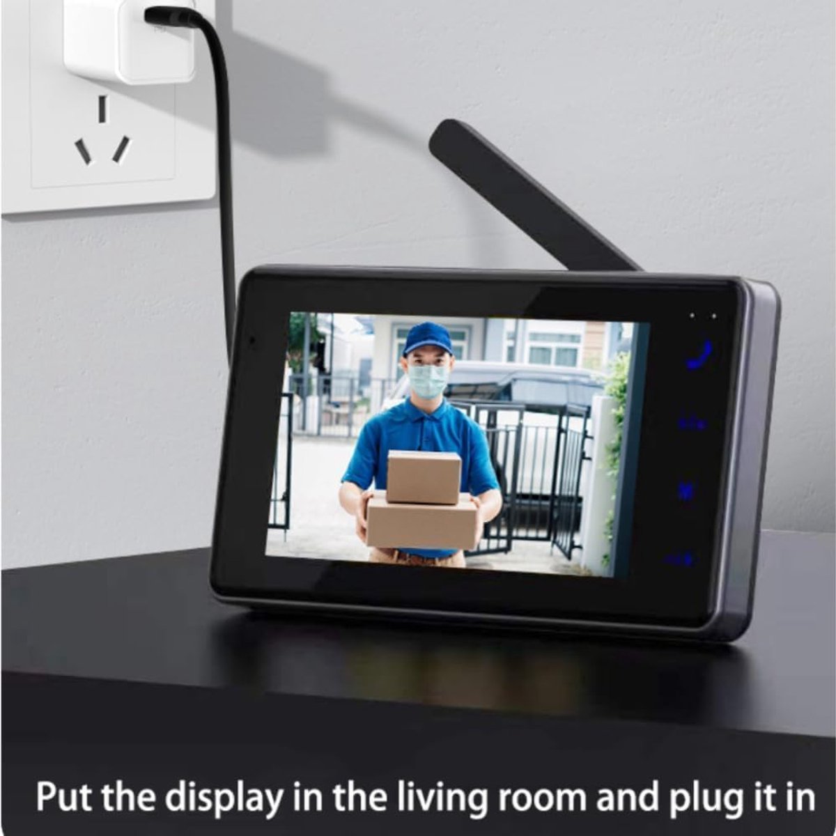 Slimme video deurbel draadloos WiFi met camera en app