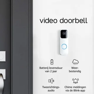 Slimme video deurbel met camera en app WiFi draadloos