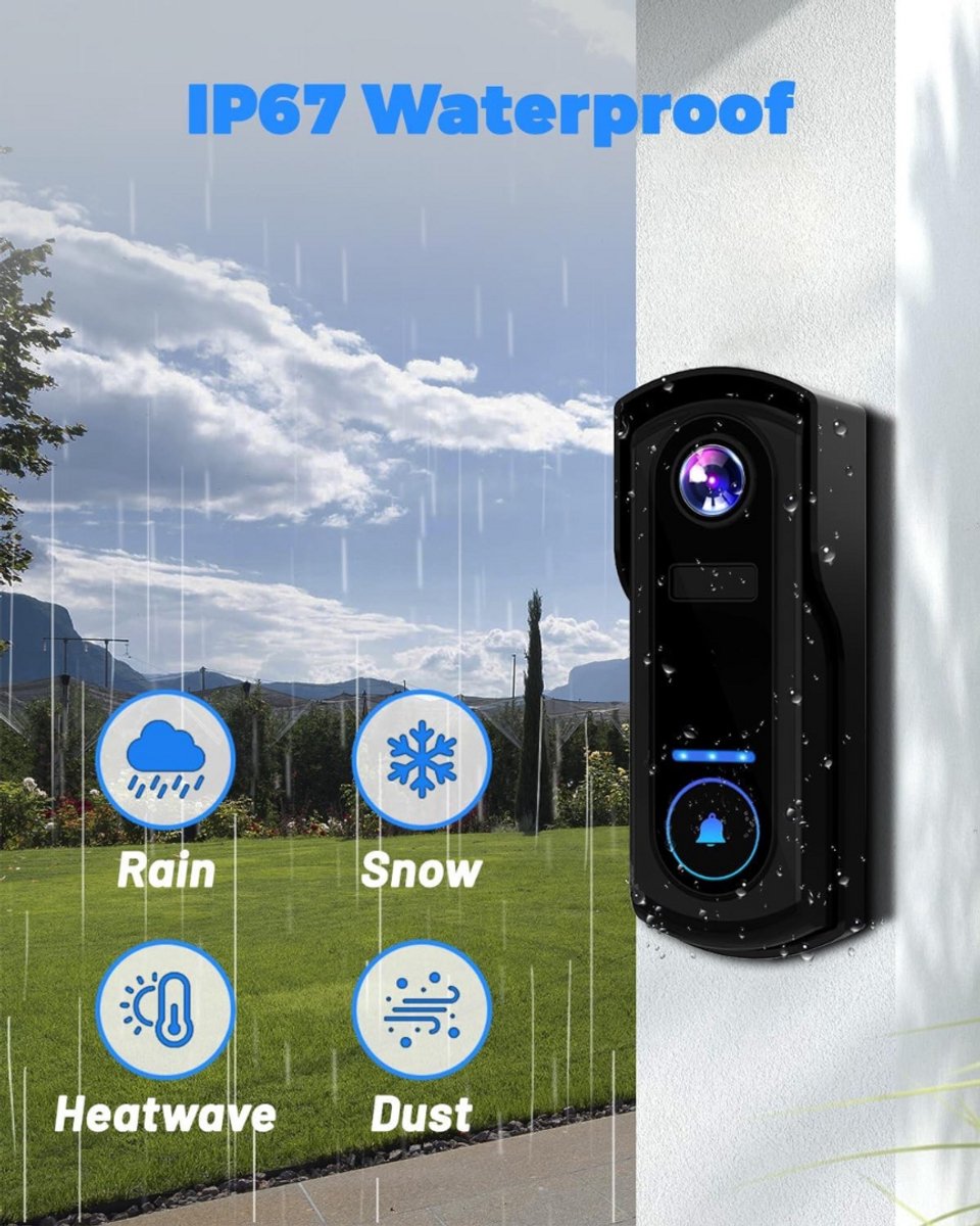 Wat vinden we goed aan de Slimme Video Deurbel WiFi - Draadloos, Abonnementvrij