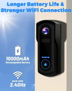 Slimme Video Deurbel WiFi - Draadloos, Abonnementvrij