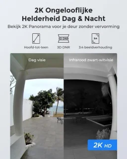 Slimme Video Deurbel WiFi - Draadloos Zonder Abonnement