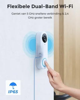 Slimme Video Deurbel WiFi - Draadloos Zonder Abonnement