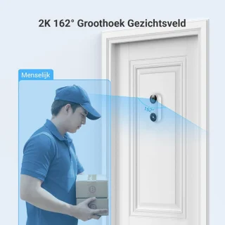 Slimme video deurbel WiFi met camera ZONDER abonnement