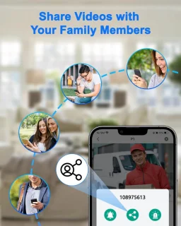 Slimme video deurbel WiFi zonder abonnement