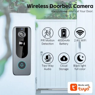Slimme wifi-deurbel met camera
