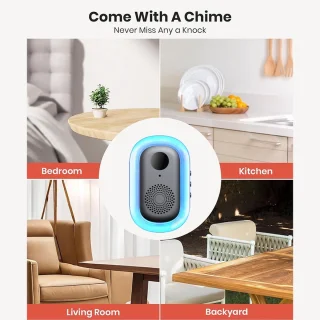 Slimme wifi-deurbel met camera