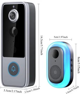 Slimme wifi-deurbel met camera
