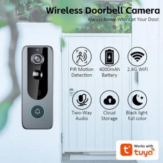 Slimme wifi-deurbel met camera