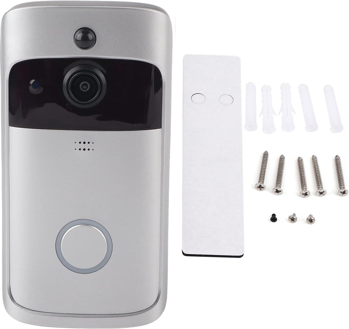Slimme WiFi Video Deurbel met Camera - App Bediening - Nachtzicht - Tweeweg Audio
