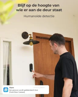 Slimme WiFi Video Deurbel met Camera - Draadloos - Zonder Abonnement