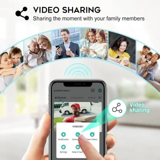 Slimme WiFi Video Deurbel met Camera en App