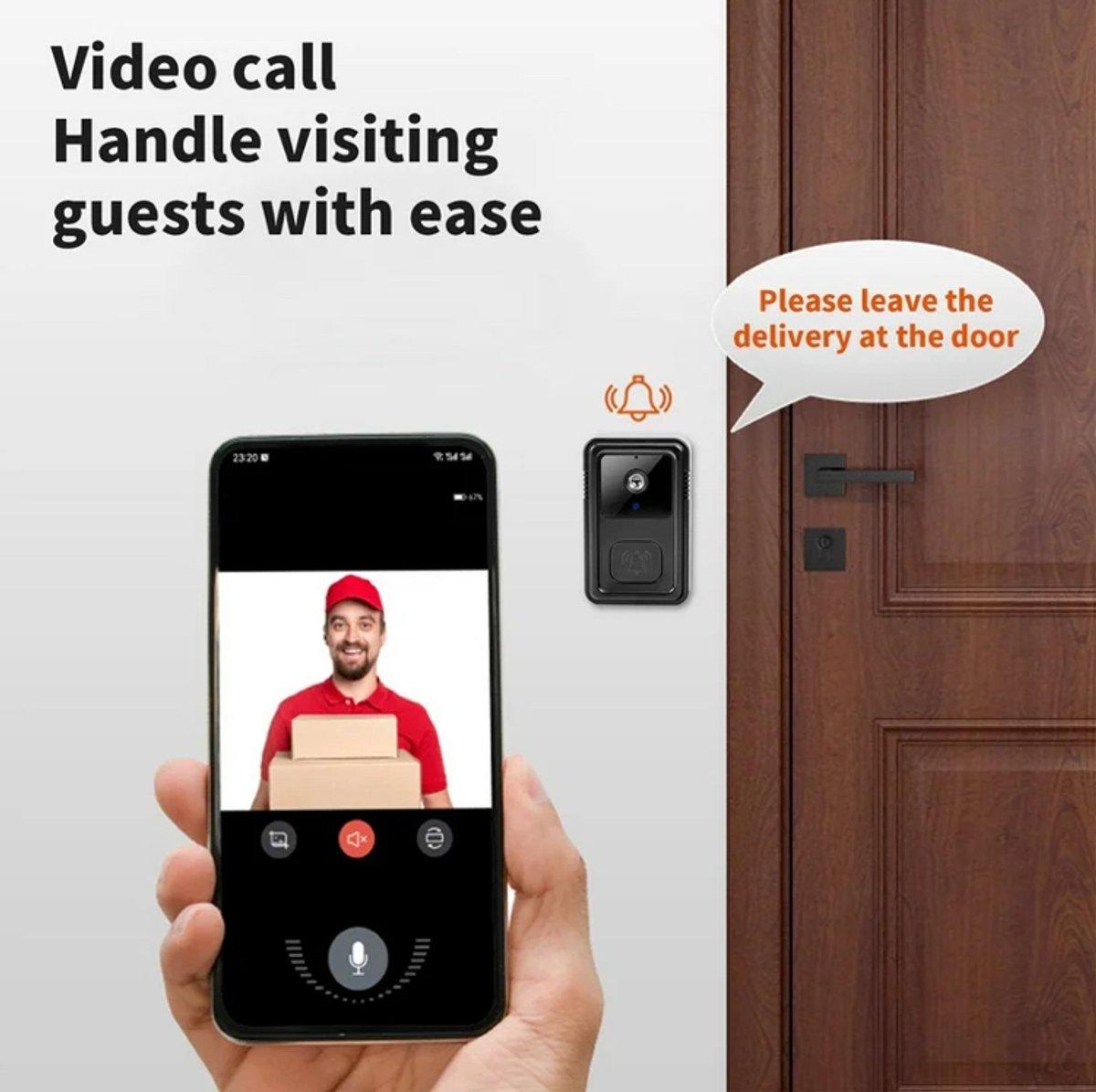 Wat vinden we goed aan de Smart Video Deurbel 2.4Ghz WiFi HD