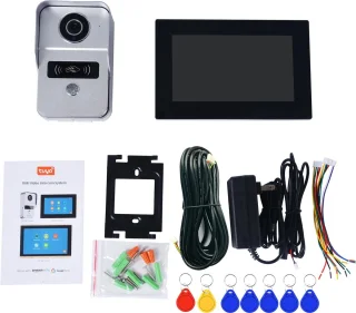 Smart Video Deurbel 7 Inch 1080P WiFi Touchscreen Met 32GB SD