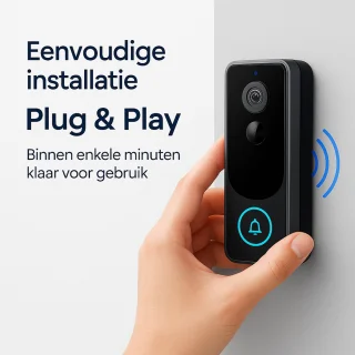 Smart Video Deurbel met Camera Full HD 1080P
