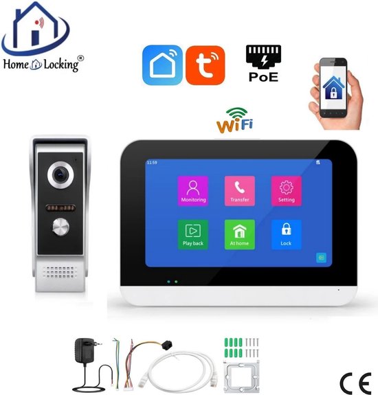 T-2301: betaalbare video-intercom met 7" touch en uitbreidbare PoE-opties