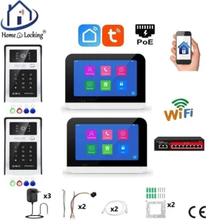Smart WIFI Deurintercom T-2303-2-2