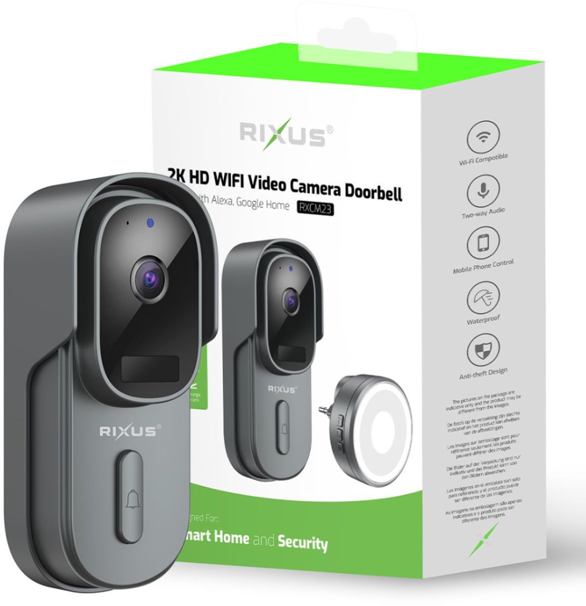 SmartBell 2K Wifi Video Deurbel