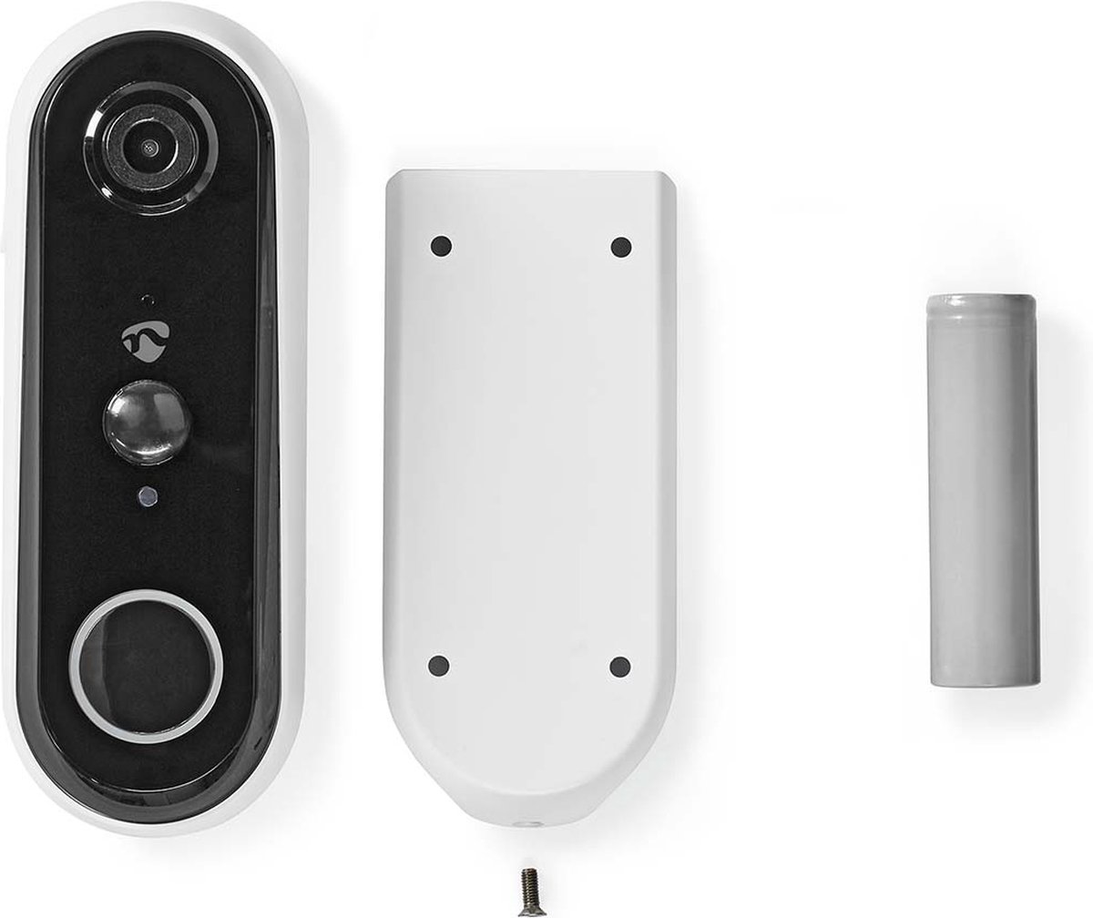 SmartLife Videodeurbel Wi-Fi Batterij Wit