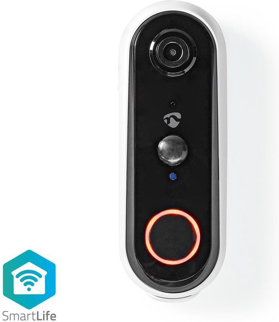 SmartLife Videodeurbel Wi-Fi Batterij Wit