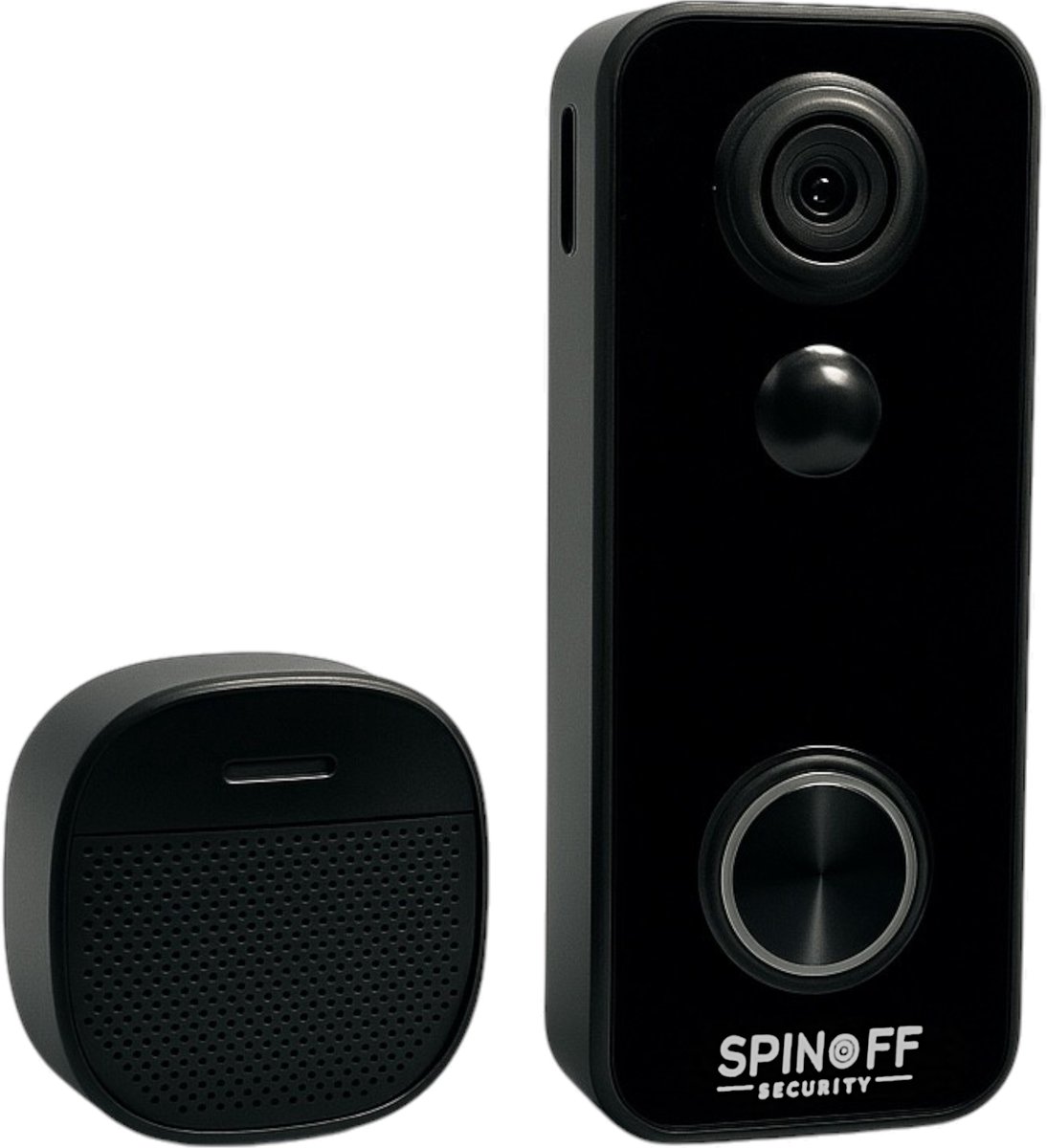 Spinoff Security Draadloze 2K Video Deurbel met Camera en 32GB SD Kaart