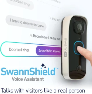 Swann Buddy4K Video Deurbel inclusief Chime en 32GB SD Card