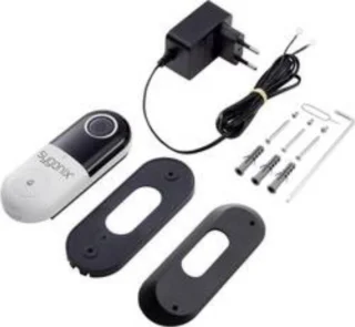Sygonix SY-4452322 Buitenunit Video-deurintercom WiFi Wit