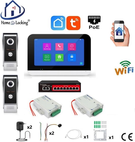 Compleet en uitbreidbaar: betaalbare 7" video-intercom met smartphonebediening