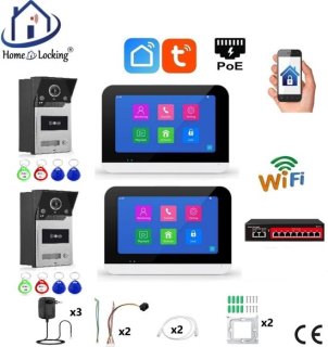 Compleet, betaalbaar en uitbreidbaar video-intercomsysteem met touchscreen