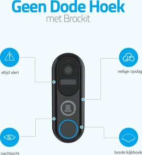 T Ring Slimme Video Deurbel 1080P met 32GB SD en Draadloze Chime