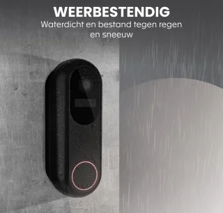 T-ring Video Deurbel Draadloos 1080P met Camera en 32GB SD kaart