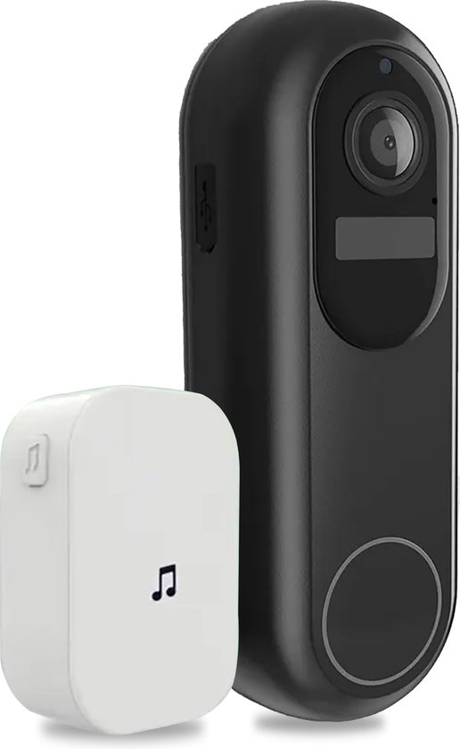 T-ring Video Deurbel Draadloos 1080P met Camera en 32GB SD kaart