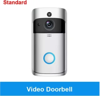 T Ring Video Deurbel V5 Draadloos Zilver met Accu en Binnenbel