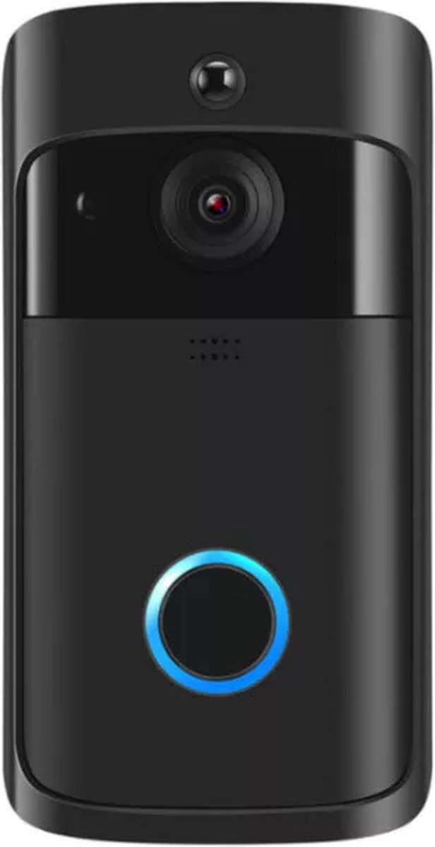 De T Ring Video Deurbel V5 Draadloos Zwart Incl. Accu en Binnenbel in één oogopslag