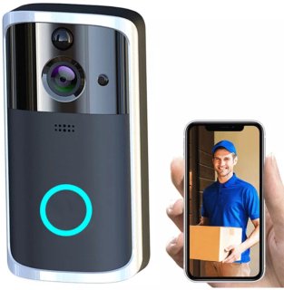 De T Ring Video Deurbel Zwart / Zilver in één oogopslag