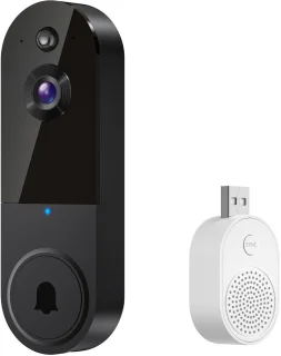 T50 Slimme Videodeurbel Zwart