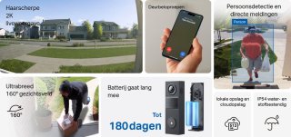 Wat vinden we goed aan de Tapo D205 video deurbel