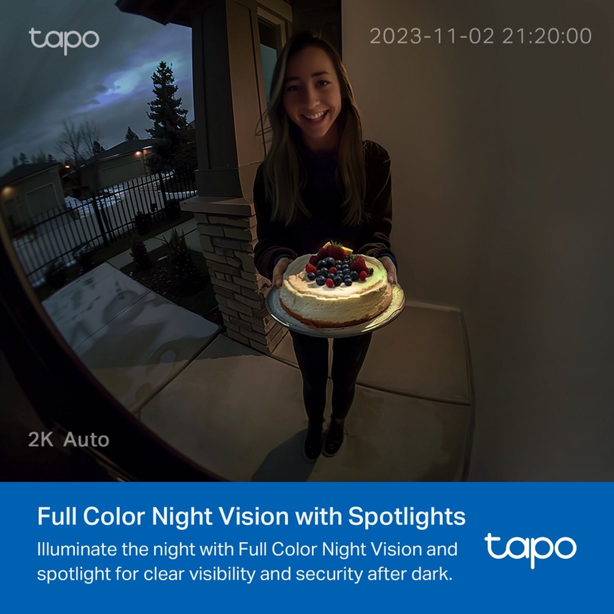 Tapo D210 Draadloze Video Deurbel 2K