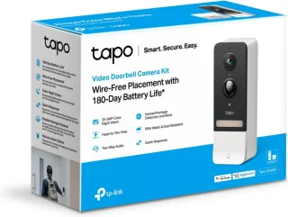 Tapo D230S1 draadloze video deurbel 2K 5MP inclusief hub