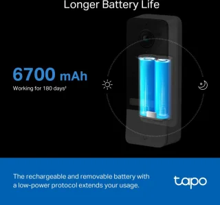 Tapo D230S1 draadloze video deurbel 2K 5MP inclusief hub