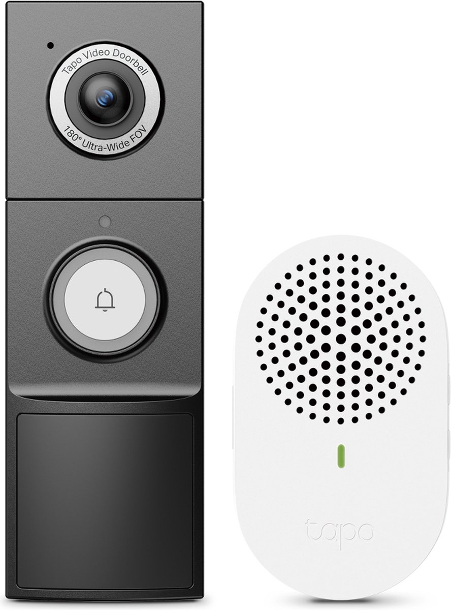 Tapo D235 Video Deurbel 2K 5MP Inclusief Chime