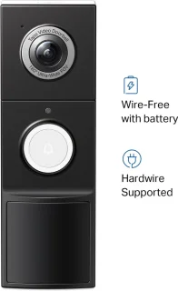 Tapo D235 Video Deurbel 2K 5MP Inclusief Chime